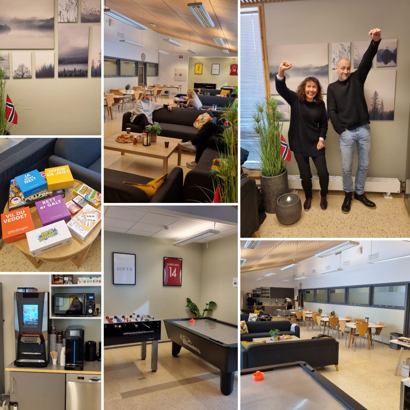 åpning av personalrom